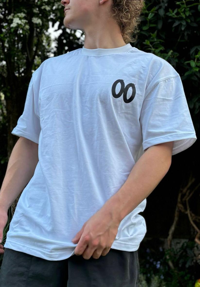 'Bad Manners' White Oversized T